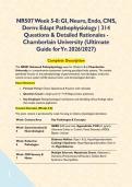 NR 507 Midterm Exam&colon; & Weeks 5-8 BUNDLE for Advanced Pathophysiology &lpar;Latest 2026&sol; 2027 Update&rpar; Actual Questions and Answers &vert; 100&percnt; Correct &vert; Grade A &ndash; Chamberlain