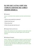 ELE 3010 QUIZ 2 ACTUAL SCRIPT 2026&NewLine;COMPLETE QUESTIONS AND CORRECT&NewLine;ANSWERS GRADED A&plus;