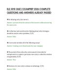 ELE 3010 QUIZ 2 EXAMPREP 2026 COMPLETE&NewLine;QUESTIONS AND ANSWERS ALREADY PASSED