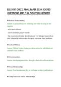 ELE 3010 QUIZ 2 FINAL PAPER 2026 SOLVED&NewLine;QUESTIONS AND FULL SOLUTION UPDATED