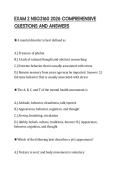EXAM 2 NSG3160 2026 COMPREHENSIVE&NewLine;QUESTIONS AND ANSWERS&NewLine;