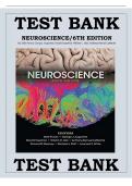 Neuroscience 6th Edition Test Bank by Purves &vert; 100&percnt; Correct Answers &vert; All Chapters Solution &vert; Updated 2025-2026 A&plus;