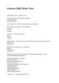 Indiana QMA State Test REVISED AND UPDATED FOR 2026&sol;2027 ACTUAL EXAM COMPLETE QUESTIONS AND CORRECT DETAILED ANSWERS &lpar;VERIFIED ANSWERS&rpar; &vert;ALREADY GRADED A&plus;&vert;&vert;BRAND NEW&excl;&excl;&NewLine;