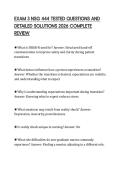 EXAM 3 NSG 444 TESTED QUESTIONS AND&NewLine;DETAILED SOLUTIONS 2026 COMPLETE&NewLine;REVIEW