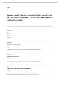 Shadow Health DCE objective EXAM A&plus; GRADE ASSURED COMPLETE SOLUTIONS AND VERIFIED ANSWERS