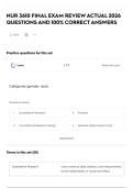 NUR 3610 FINAL EXAM REVIEW ACTUAL 2026 QUESTIONS AND 100&percnt; CORRECT ANSWERS