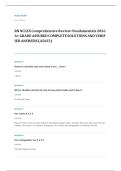 NCLEX RN fundamentals EXAM A&plus; GRADE ASSURED COMPLETE SOLUTIONS AND VERIFIED ANSWERS