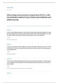 NCLEX RN med surg EXAM A&plus; GRADE ASSURED COMPLETE SOLUTIONS AND VERIFIED ANSWERS