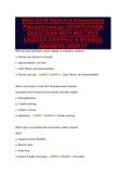 WGU D236 Objective Assessment&NewLine;Pathophysiology UPDATE&vert;EXAM&NewLine;QUESTIONS WITH MULTIPLE&NewLine;CHOICES &vert;VERIFIED & REVISED&NewLine;ANSWERS &lpar;NEW&rpar;&excl;&excl;&excl;