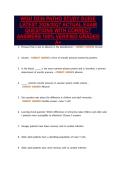 WGU D236 PATHO STUDY GUIDE&NewLine;LATEST 2026&sol;2027 ACTUAL EXAM&NewLine;QUESTIONS WITH CORRECT&NewLine;ANSWERS 100&percnt; VERIFIED GRADED&NewLine;A&plus;