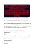WGU D236 PATHO - MEGAN&sol;SHAY&rsquo;S&NewLine;STUDY GUIDES ACTUAL EXAM ALL&NewLine;QUESTIONS AND WELL&NewLine;ELABORATED ANSWERS TOP RATED&NewLine;VERSION FOR ALREADY A&plus; GRADED&NewLine;HIGHLY RECOMMENDED &vert;NEW AND&NewLine;REVISED