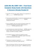 LSUA Min Wu CMST 1061 - Final Exam &NewLine;Complete Study Guide with Questions &NewLine;& Answers Already Graded A&plus; 