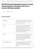 NSG 120 Final Exam Questions & Answers &vert; Latest Already Graded A&plus; &vert;Questions with Correct Answers 2026 latest update&excl;&excl;&NewLine;&NewLine;