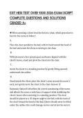EXIT HESI TEST OVER 1000 2026 EXAM SCRIPT&NewLine;COMPLETE QUESTIONS AND SOLUTIONS&NewLine;GRADED A&plus;