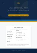 LJU4802 Exam Revision May&sol;June Past Papers & Answers 2026 &vert;Professional Ethics&vert;