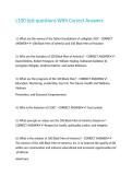 c100 test questions With Correct Answers&period;