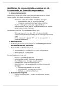 Economie&comma; Internationale Handel & Organisaties&comma; hoofdstuk 14 en 15&comma; Arteveldehogeschool&comma; 2025&sol;26