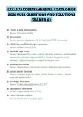EXSS 175 COMPREHENSIVE STUDY GUIDE&NewLine;2026 FULL QUESTIONS AND SOLUTIONS&NewLine;GRADED A&plus;