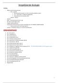 Volledige samenvatting Vergelijkende Biologie&colon; Biomedische wetenschappen&comma; 1ste bachelor &vert; KU Leuven &vert; 2024&sol;25