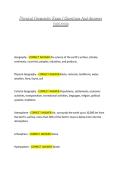Physical Geography Exam 1 Questions And Answers 2025&sol;2026&NewLine;&NewLine;