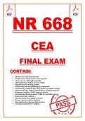 NR 668 Advanced Care of the Adult and Geriatric Patient &lpar;Graduate &sol; MSN&ndash;DNP Level&rpar; &ndash; Chamberlain University &ndash; Exam Study Guide with Practice Questions&NewLine;&NewLine;