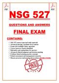 NSG 527 Advanced Pathophysiology &lpar;Graduate &sol; MSN Level&rpar; &ndash; Chamberlain University &ndash; Exam Study Guide with Practice Questions and Rationales&NewLine;&NewLine;