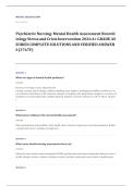 NRNP 6610 psychiatric mental health NP EXAM A&plus; GRADE ASSURED COMPLETE SOLUTIONS AND VERIFIED ANSWERS