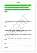 SAFE MATERNITY AND PEDIATRIC NURSING CARE EXAM &NewLine;COMPREHENSIVE 2026 QUESTIONS EXAM LATEST &NewLine;VERSION SOLVED  QUESTIONS & ANSWERS VERIFIED  &NewLine;100 &percnt; 