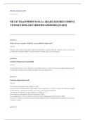 NRNP 6610 psychiatric mental health NP EXAM A&plus; GRADE ASSURED COMPLETE SOLUTIONS AND VERIFIED ANSWERS