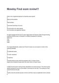 Moseley Final exam review&excl;&excl;&excl; REVISED AND UPDATED FOR 2026&sol;2027 ACTUAL EXAM COMPLETE QUESTIONS AND CORRECT DETAILED ANSWERS &lpar;VERIFIED ANSWERS&rpar; &vert;ALREADY GRADED A&plus;&vert;&vert;BRAND NEW&excl;&excl;&NewLine;