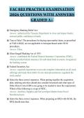 FAC 023 PRACTICE EXAMINATION&NewLine;2026 QUESTIONS WITH ANSWERS&NewLine;GRADED A&plus;&NewLine;