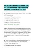 FAC1502 EXAM PREP TEST BANK FULL&NewLine;SOLUTION VERIFIED QUESTIONS AND&NewLine;ANSWERS GUARANTEED TO PASS&NewLine;