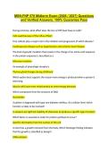 MSN-FNP 570 Midterm Exam &lpar;2026 &sol; 2027&rpar; Questions and Verified Answers&comma; 100&percnt; Guarantee Pass