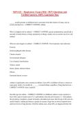 MSN 621 &ndash; Respiratory Exam &lpar;2026 &sol; 2027&rpar; Questions and Verified Answers&comma; 100&percnt; Guarantee Pass