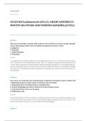 NCLEX RN fundamentals EXAM A&plus; GRADE ASSURED COMPLETE SOLUTIONS AND VERIFIED ANSWERS