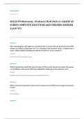 NCLEX PN maternal newborn EXAM A&plus; GRADE ASSURED COMPLETE SOLUTIONS AND VERIFIED ANSWERS