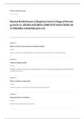 NRNP 6610 psychiatric mental health NP EXAM A&plus; GRADE ASSURED COMPLETE SOLUTIONS AND VERIFIED ANSWERS