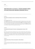 Prophecy med surg RN EXAM A&plus; GRADE ASSURED COMPLETE SOLUTIONS AND VERIFIED ANSWERS