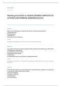 NCLEX RN med surg EXAM A&plus; GRADE ASSURED COMPLETE SOLUTIONS AND VERIFIED ANSWERS