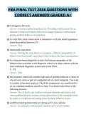 FBA FINAL TEST 2026 QUESTIONS WITH&NewLine;CORRECT ANSWERS GRADED A&plus;