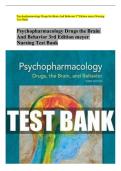 TEST BANK For Psychopharmacology&colon; Drugs&comma; the Brain&comma; and Behavior&comma; 3rd Edition By Meyer Nursing&comma; Verified Chapters 1 - 20&comma; Complete Newest Version
