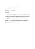 Business Administration MBA700 Discussion