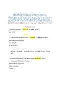 NUR 254 Exam 2 Maternal and Pediatrics Galen College Questions and Verified Answers Graded A&plus;