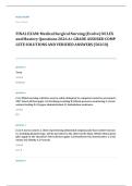 NCLEX RN med surg EXAM A&plus; GRADE ASSURED COMPLETE SOLUTIONS AND VERIFIED ANSWERS