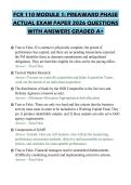 FCR 110 MODULE 1&colon; PREAWARD PHASE&NewLine;ACTUAL EXAM PAPER 2026 QUESTIONS&NewLine;WITH ANSWERS GRADED A&plus;