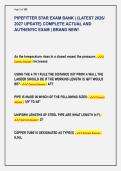 PIPEFITTER STAR EXAM BANK &vert; &lbrace;LATEST 2026&sol; &NewLine;2027 UPDATE&rcub; COMPLETE ACTUAL AND &NewLine;AUTHENTIC EXAM &vert; BRAND NEW&excl; 