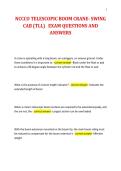 NCCCO TELESCOPIC BOOM CRANE- SWING&NewLine;CAB &lpar;TLL&rpar; EXAM QUESTIONS AND&NewLine;ANSWERS