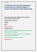 ISA ARBORIST CERTIFICATION EXAM BANK &vert; &NewLine;&lbrace;LATEST 2026&sol; 2027 UPDATE&rcub; COMPLETE &NewLine;ACTUAL AND AUTHENTIC EXAM &vert; BRAND NEW&excl; 