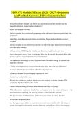 MSN 672 Module 3 Exam &lpar;2026 &sol; 2027&rpar; Questions and Verified Answers&comma; 100&percnt; Guarantee Pass