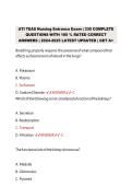 Updated Latest ATI TEAS Nursing Entrance Exam Study Guide and Practice Questions Comprehensive Exam Preparation Resource for Nursing Students 2026&ndash;2027&period;